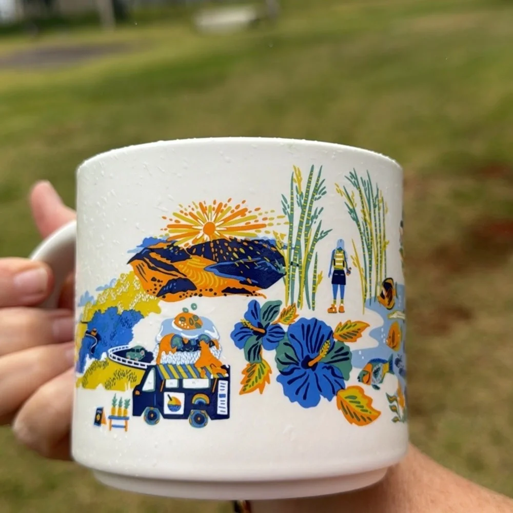 2024 NEW Starbucks Discovery Series Maui Hawaii Ceramic Mug Cup 14 Oz